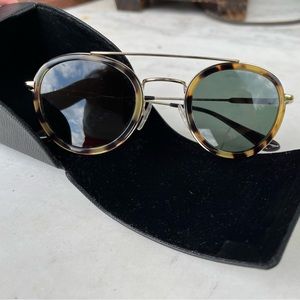 Prada Sunglasses Unisex Light Havana
